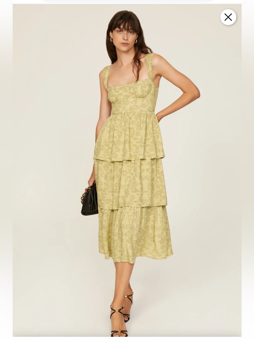 Weworewhat Beige Linen Blend Strapless Mini Dress Size 2